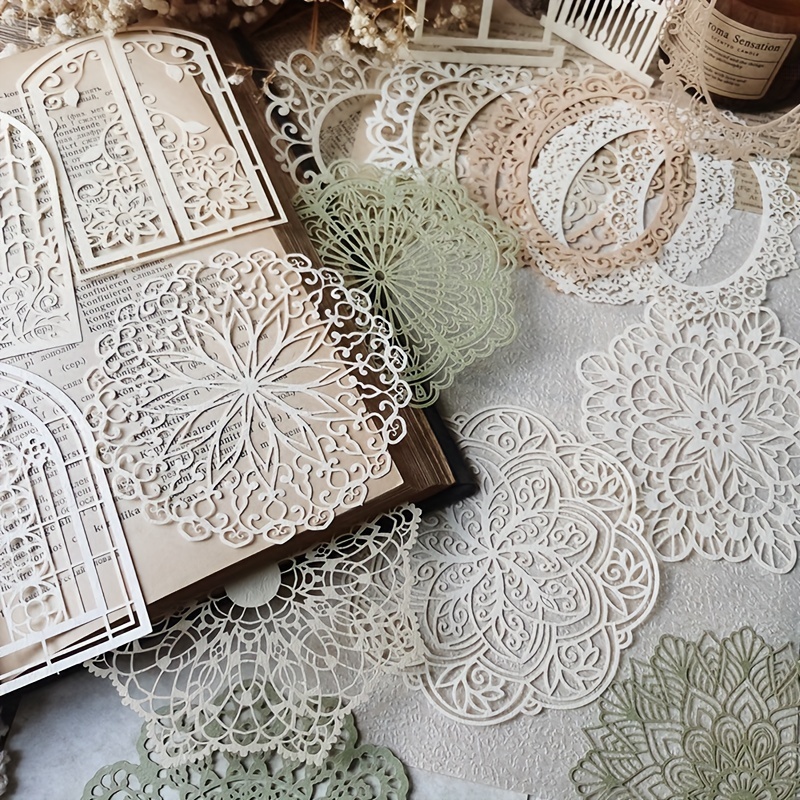 Vintage Junk Journal Scrapbooking Paper - Confezione da 10 pezzi di carta