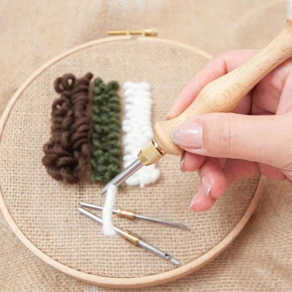Cotton Embroidery Thread Skeins - Set di aghi da punzonatura da