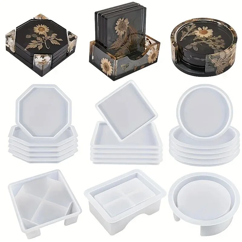 Silicone Epoxy Resin Molds Set - Il set di stampi in resina
