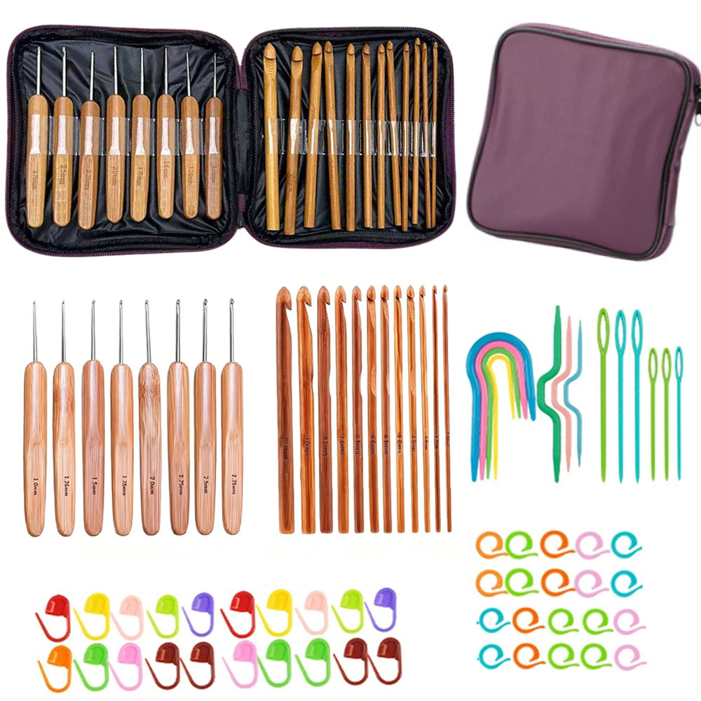 Set di 74 uncinetti in bambù p - Craft Tools recensione e prezzo