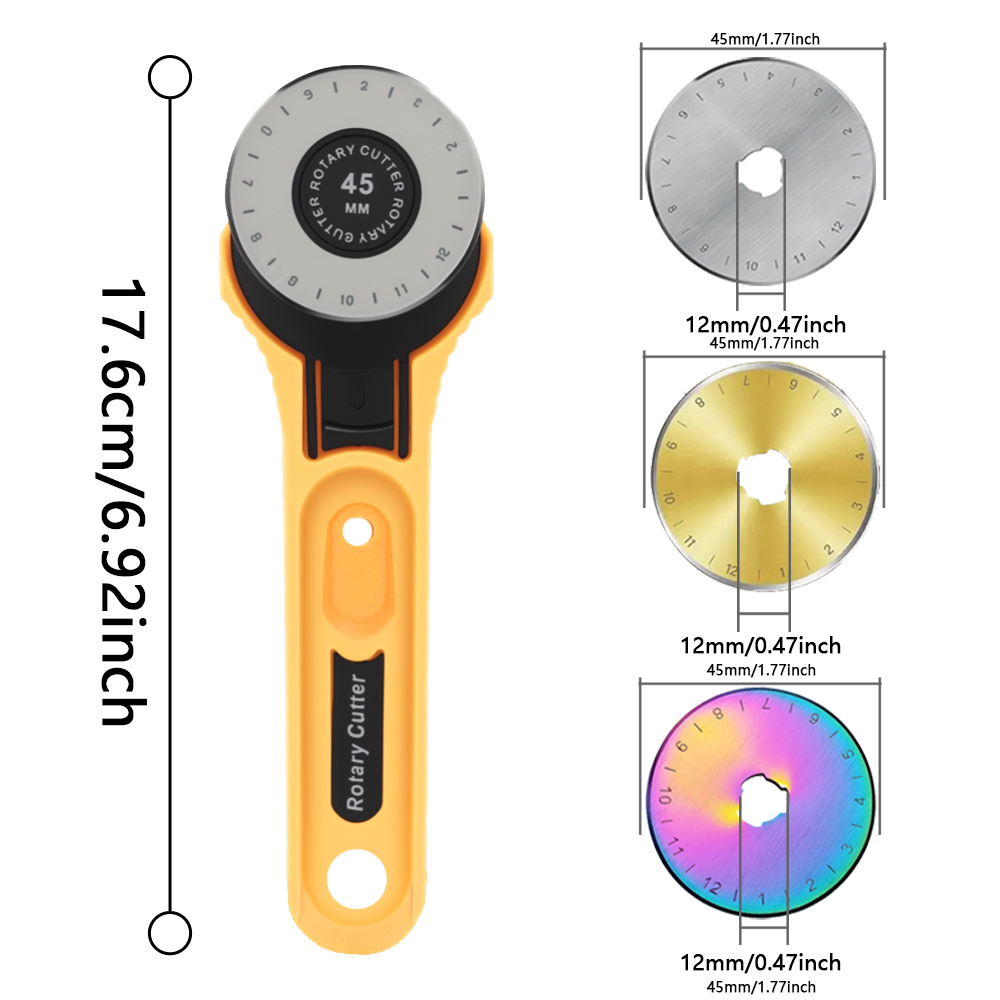 Utensile da taglio artigianale - Rotary Cutter For Fabric 45Mm recensione e prezzo
