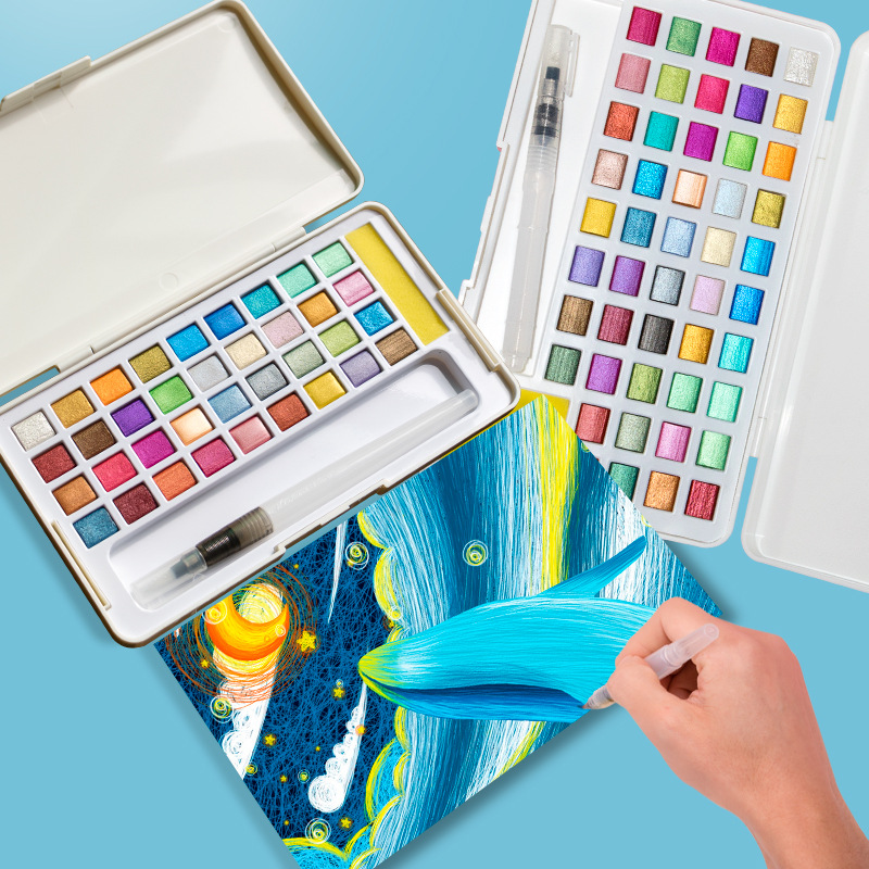 Set di colori ad acquerello so - Watercolor Paint Set Solid Pigment recensione e prezzo