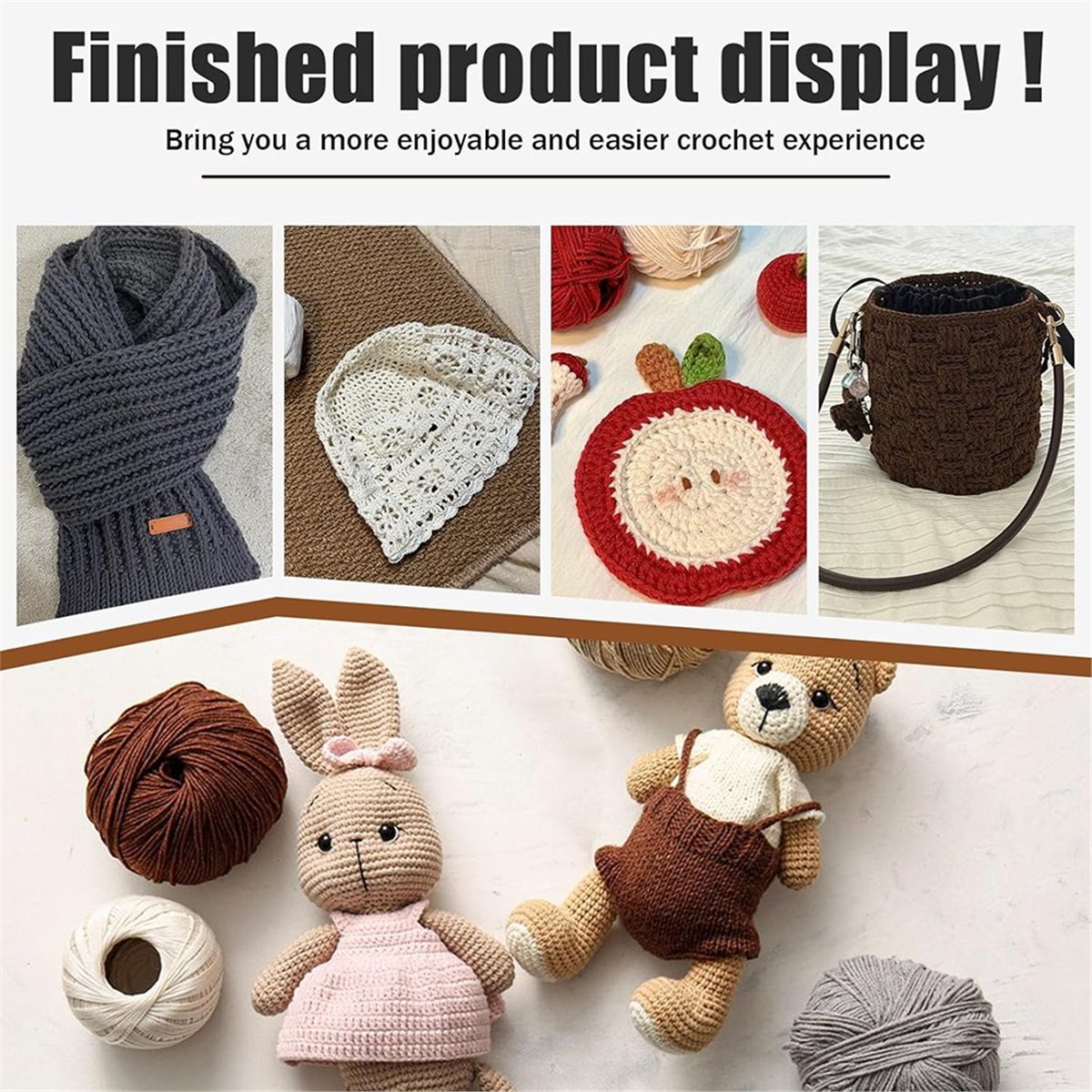 Nuovo Set di Uncinetti 2026, U - Wooden Crochet Hooks Ergonomic Handle recensione e prezzo