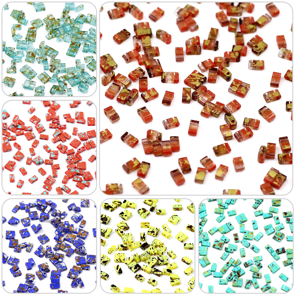 5×2mm Picasso Colore Doppi For - Glass Seed Beads 2Mm Jewelry Making recensione e prezzo