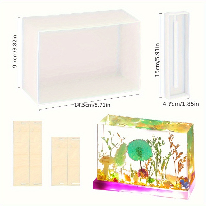Set di 6 stampi rettangolari i - Silicone Epoxy Resin Molds Set recensione e prezzo