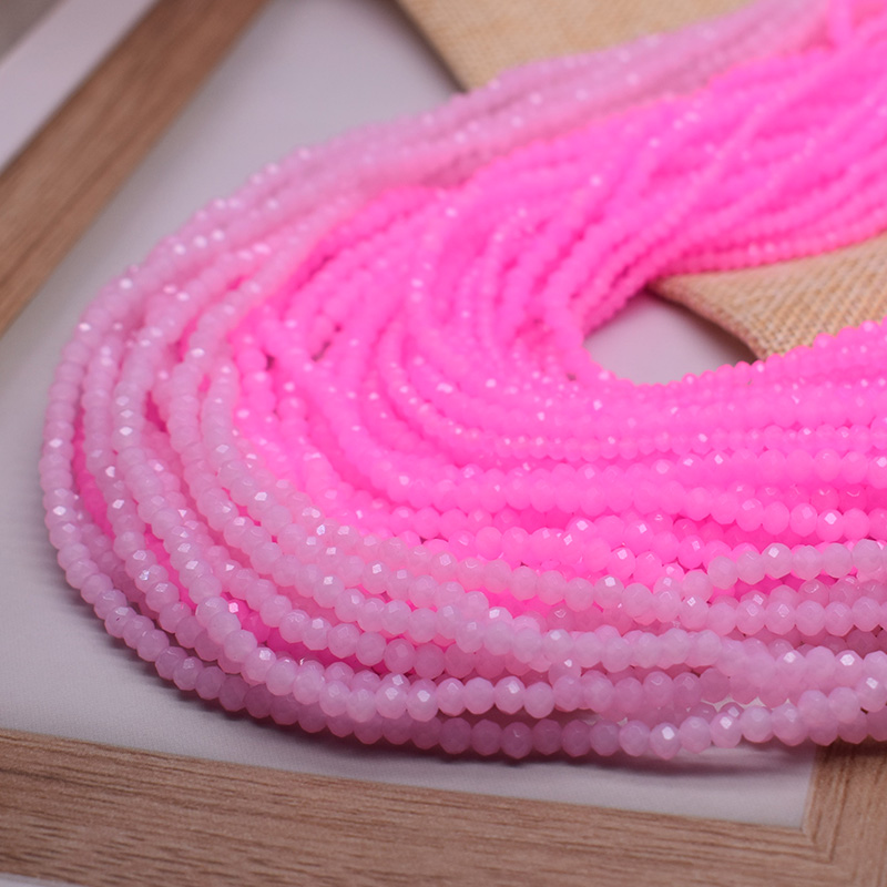Rosa pesca brillante 1 2 3 4 6 - Glass Seed Beads 2Mm Jewelry Making recensione e prezzo