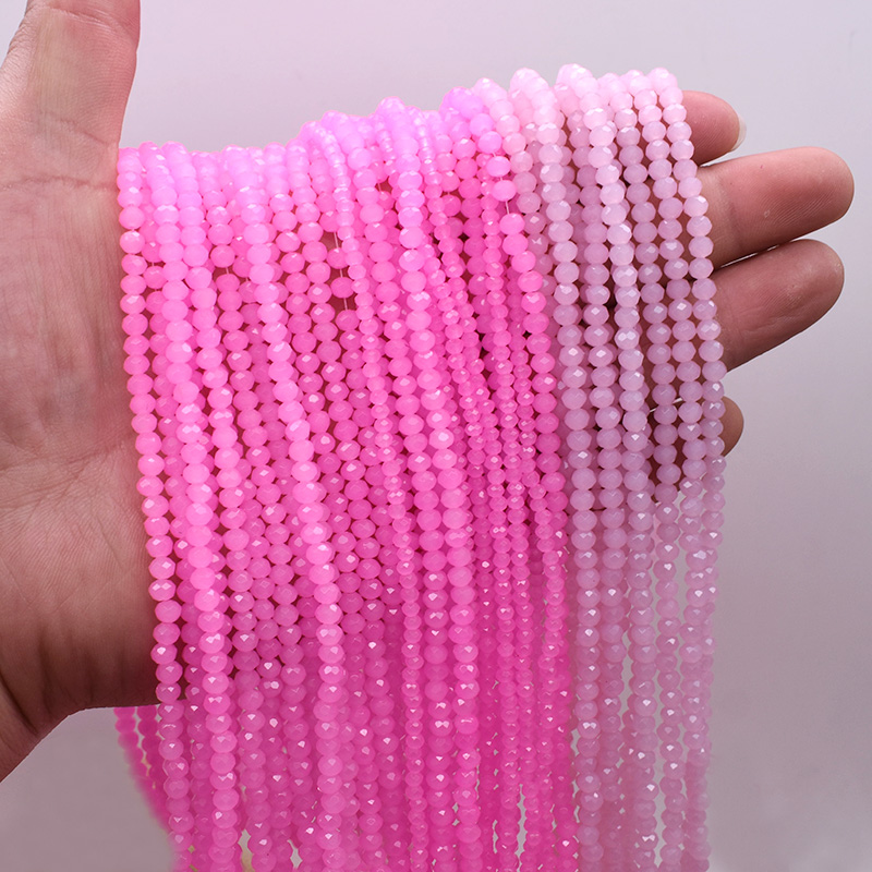 Rosa pesca brillante 1 2 3 4 6 - Glass Seed Beads 2Mm Jewelry Making recensione e prezzo