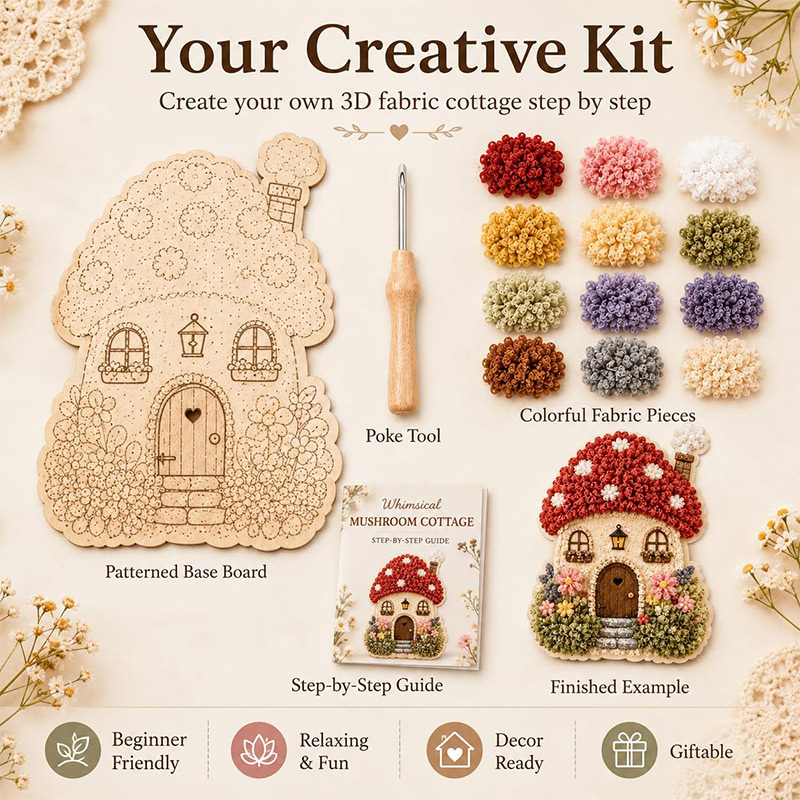 Kit Fai-da-Te Casa dei Funghi  - Craft Tools recensione e prezzo