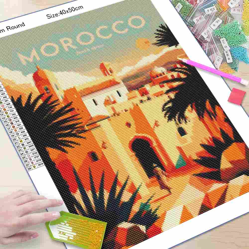 Kit per pittura con strass 5D, - 5D Diamond Painting Kit Full Drill recensione e prezzo
