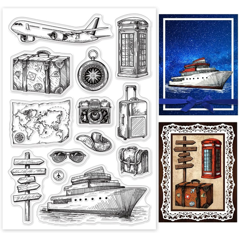 Timbro da viaggio in Silicone  - Clear Silicone Stamps For Card Making recensione e prezzo