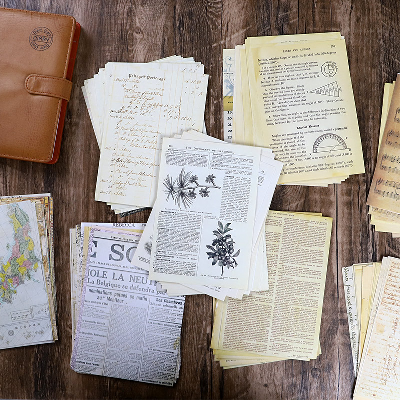 30 pezzi vecchia mappa lettere - Vintage Junk Journal Scrapbooking Paper recensione e prezzo