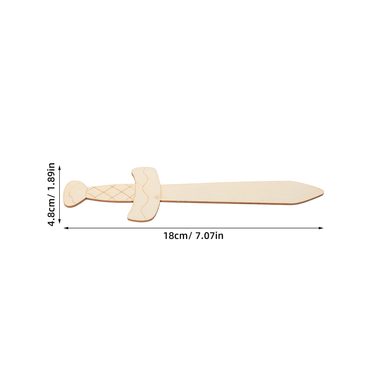20 spade di legno da decorare, - Painting Supplies recensione e prezzo