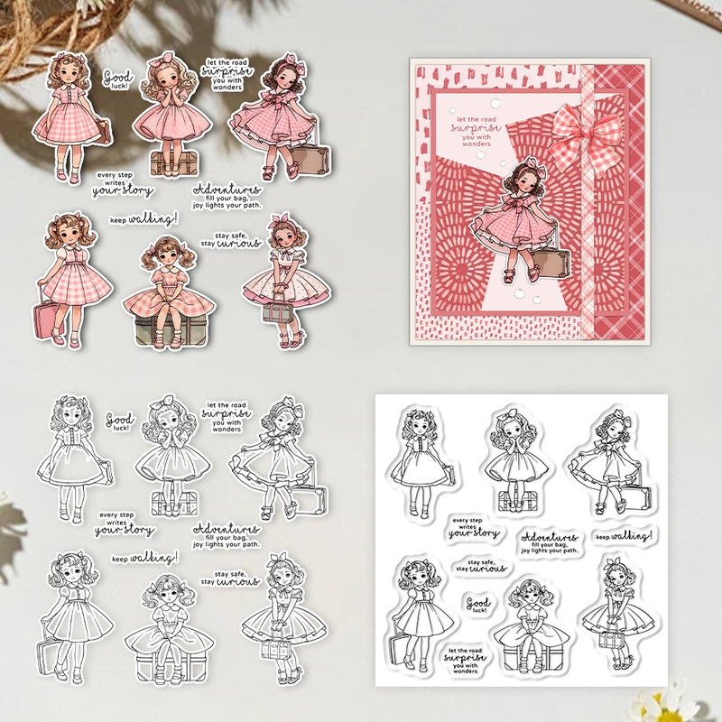 Timbro trasparente Suncraft Lo - Clear Silicone Stamps For Card Making recensione e prezzo