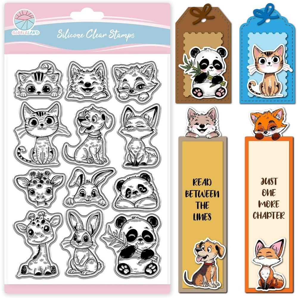 Timbri trasparenti per cani e  - Clear Silicone Stamps For Card Making recensione e prezzo
