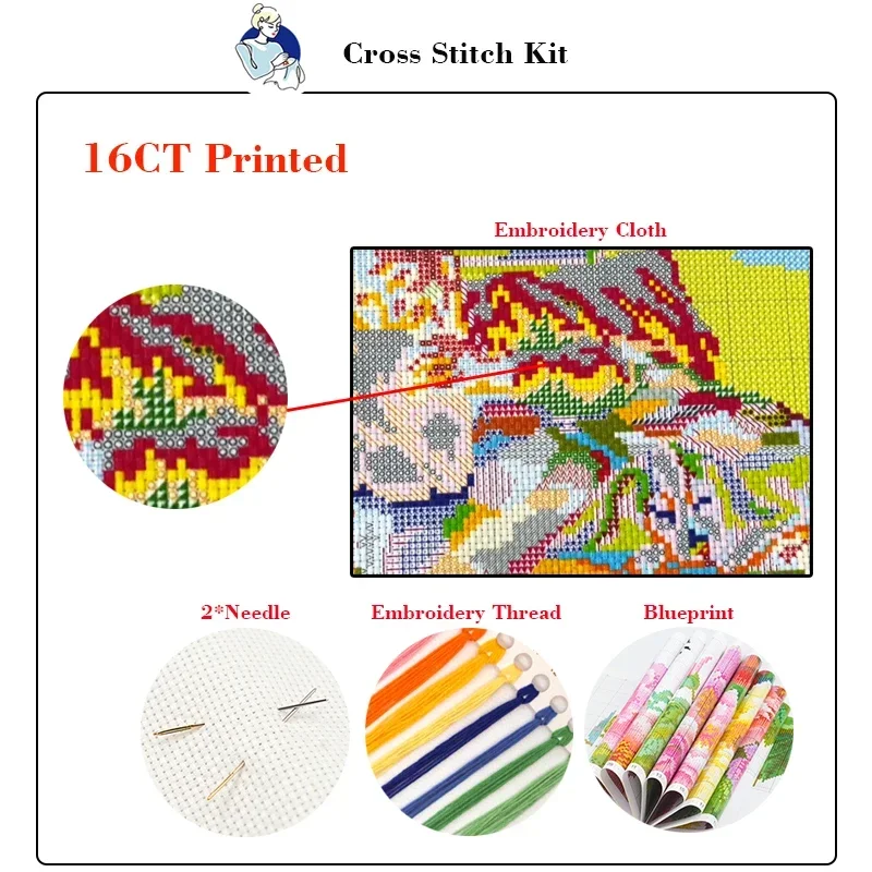 Joy Sunday Kit punto croce Mel - Cotton Embroidery Thread Skeins recensione e prezzo